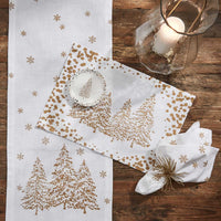 Golden Christmas Table Runner - 54