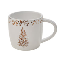 Thumbnail for Golden Christmas Mugs - Set of 4 Park Designs
