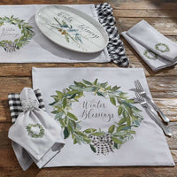 Thumbnail for Winter Blessings Placemats - Set Of 4 Park Designs