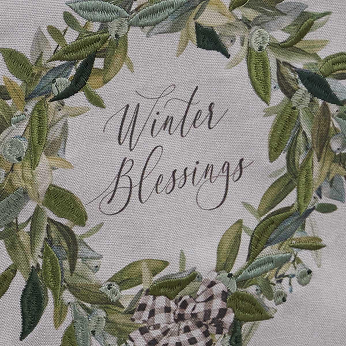 Winter Blessings Table Runner - 15x72 Park Designs - The Fox Decor