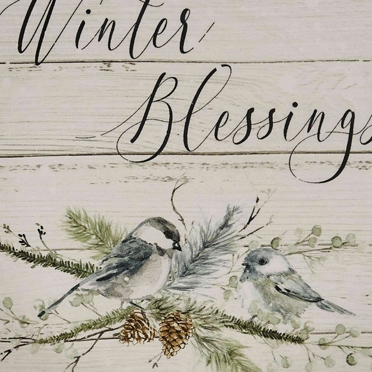 Winter Blessings Salad Plates - Set of 4 Park Designs - The Fox Decor