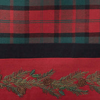 Thumbnail for Winter Pines Decorative Border Table Runner - 42