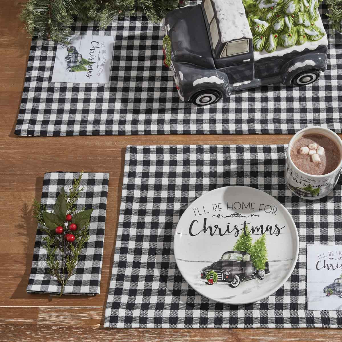 Home For Christmas Runner - 54"L Park Designs - The Fox Decor