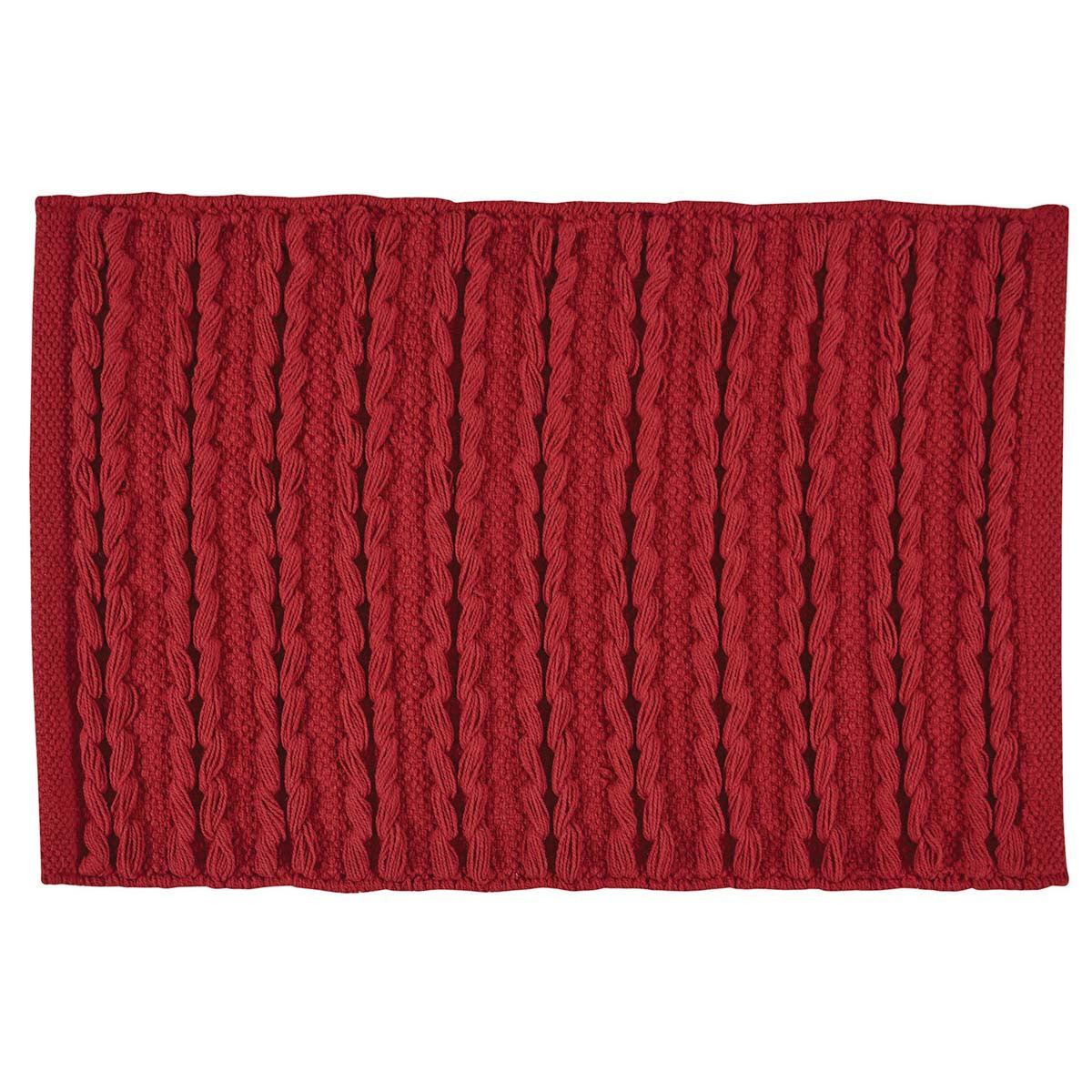Winter Magic Placemats - Scarf Red Set of 4 Park Designs - The Fox Decor
