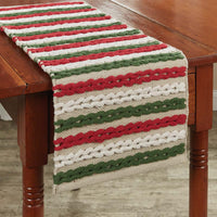 Winter Scarf Table Runner 36