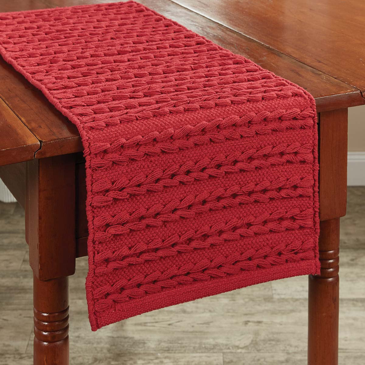 Winter Magic Table Runners - Scarf Red 36"L Park Designs