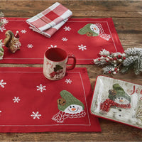 Farmhouse Snowman Table Runner - 36