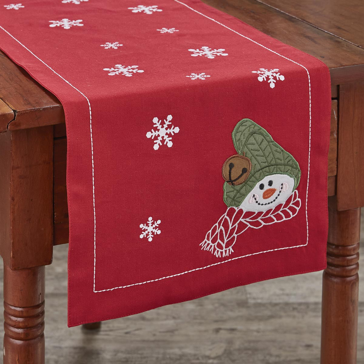 Farmhouse Snowman Table Runners 54" L - Park Designs