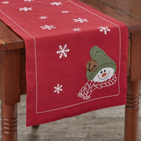 Farmhouse Snowman Table Runners 54