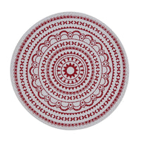 Thumbnail for Red Medallion Printed Round Placemats - Set Of 6 Park Designs - The Fox Decor