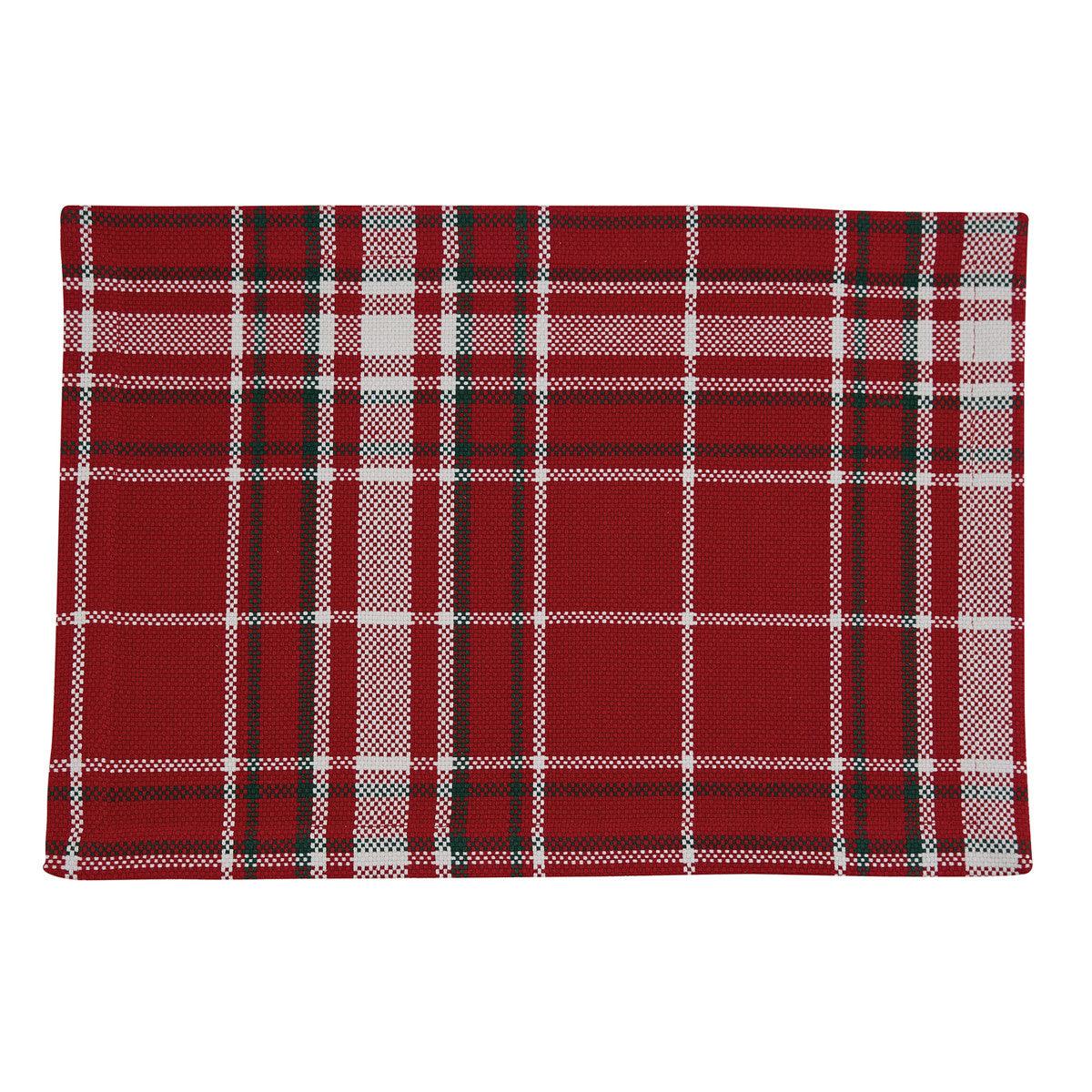 Noelle Plaid Placemats - Set of 6 Park Designs - The Fox Decor