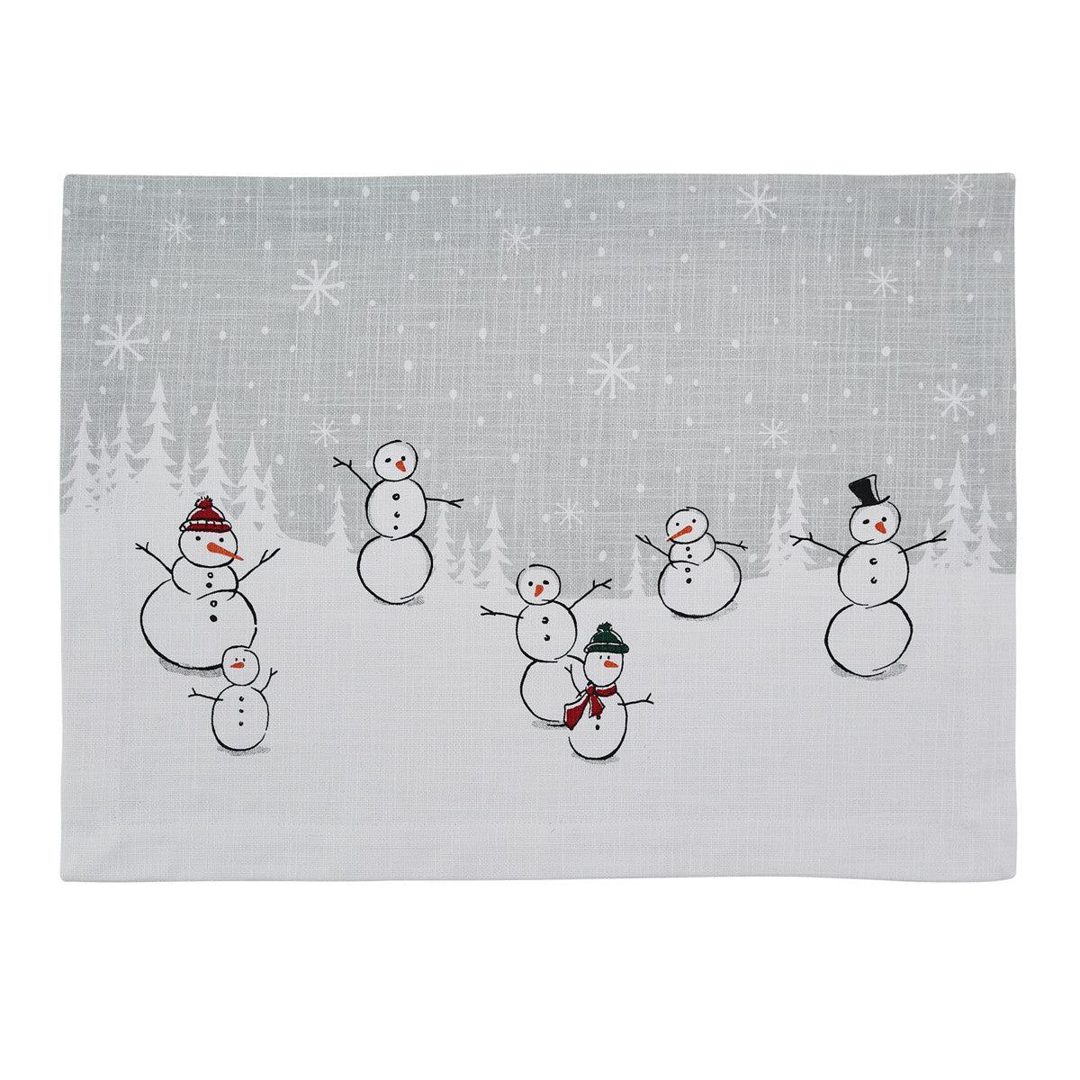 Snow Family Placemats - Set Of 6 Park Designs - The Fox Decor