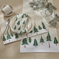 Thumbnail for Winter Forest Placemats - Set Of 6 Park Designs - The Fox Decor