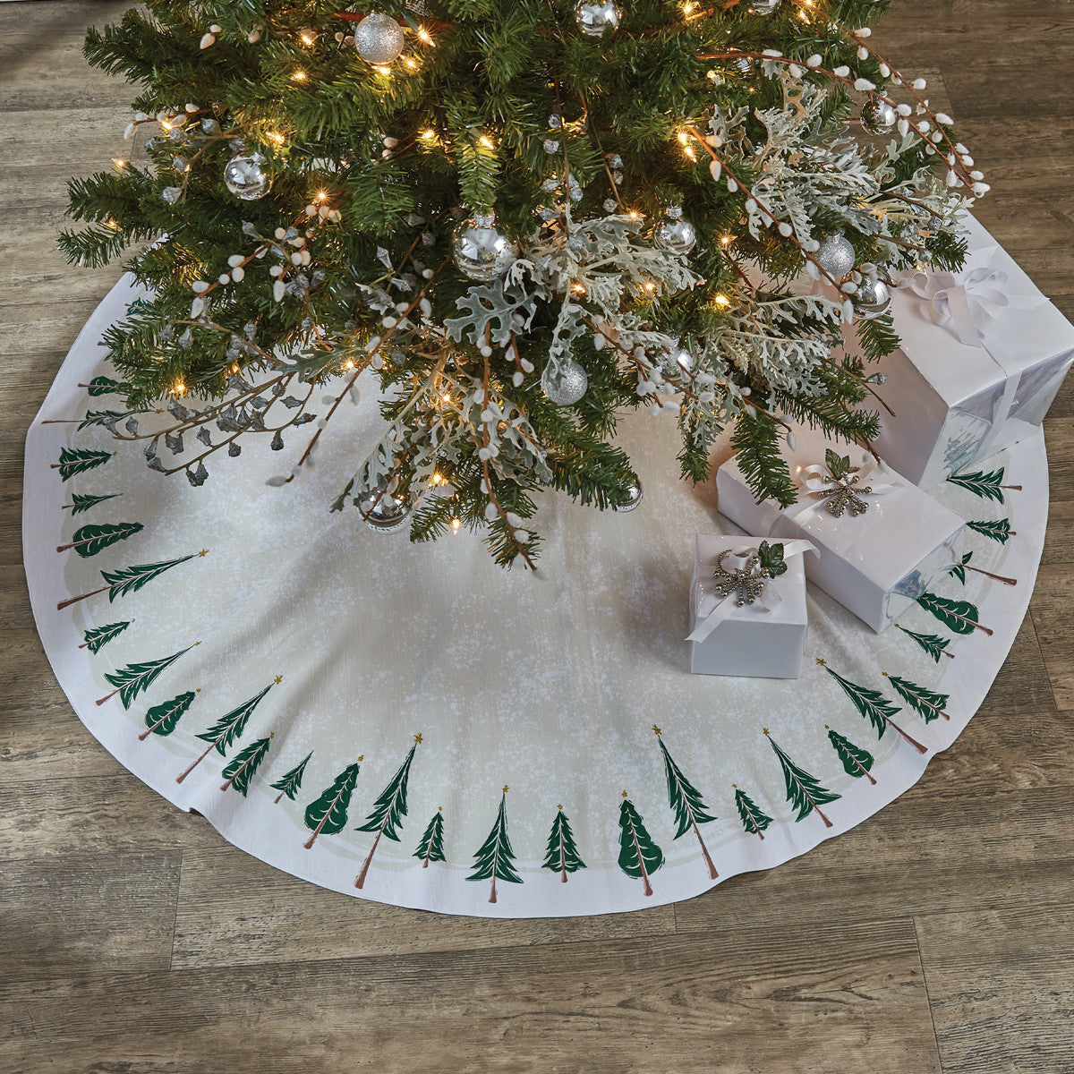 Winter Forest Tree Skirt - 60" Park Designs - The Fox Decor