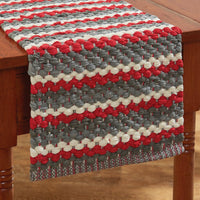 Sketchbook Snowman Table Runner - Chindi 13x54 Park Designs - The Fox Decor