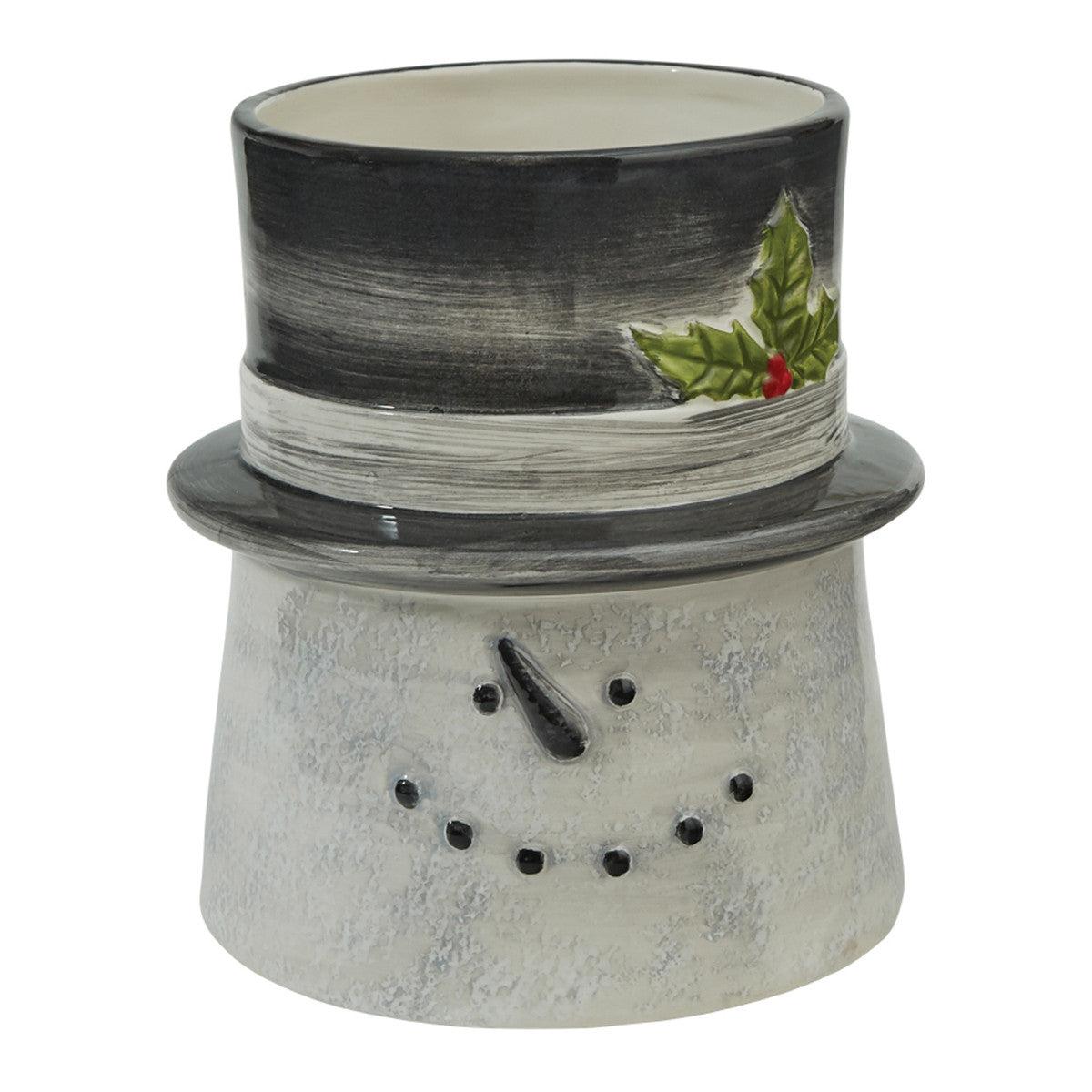 Sketchbook Snowman Utensil Crock - Park Designs - The Fox Decor