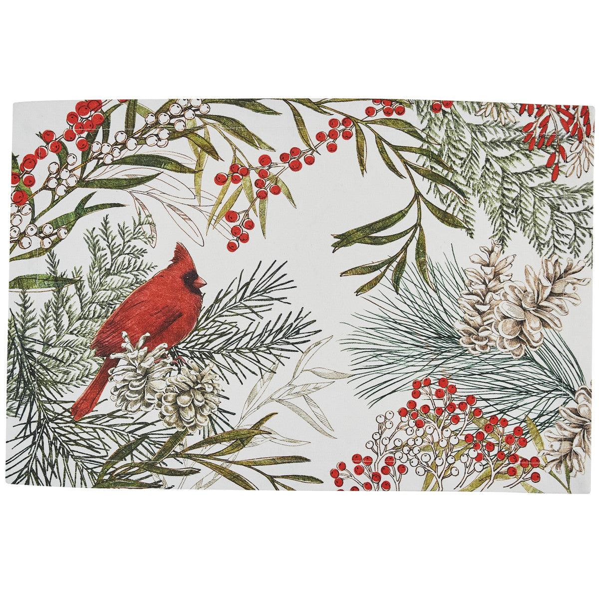 Cardinal Placemats - Set Of 4 Park Designs - The Fox Decor
