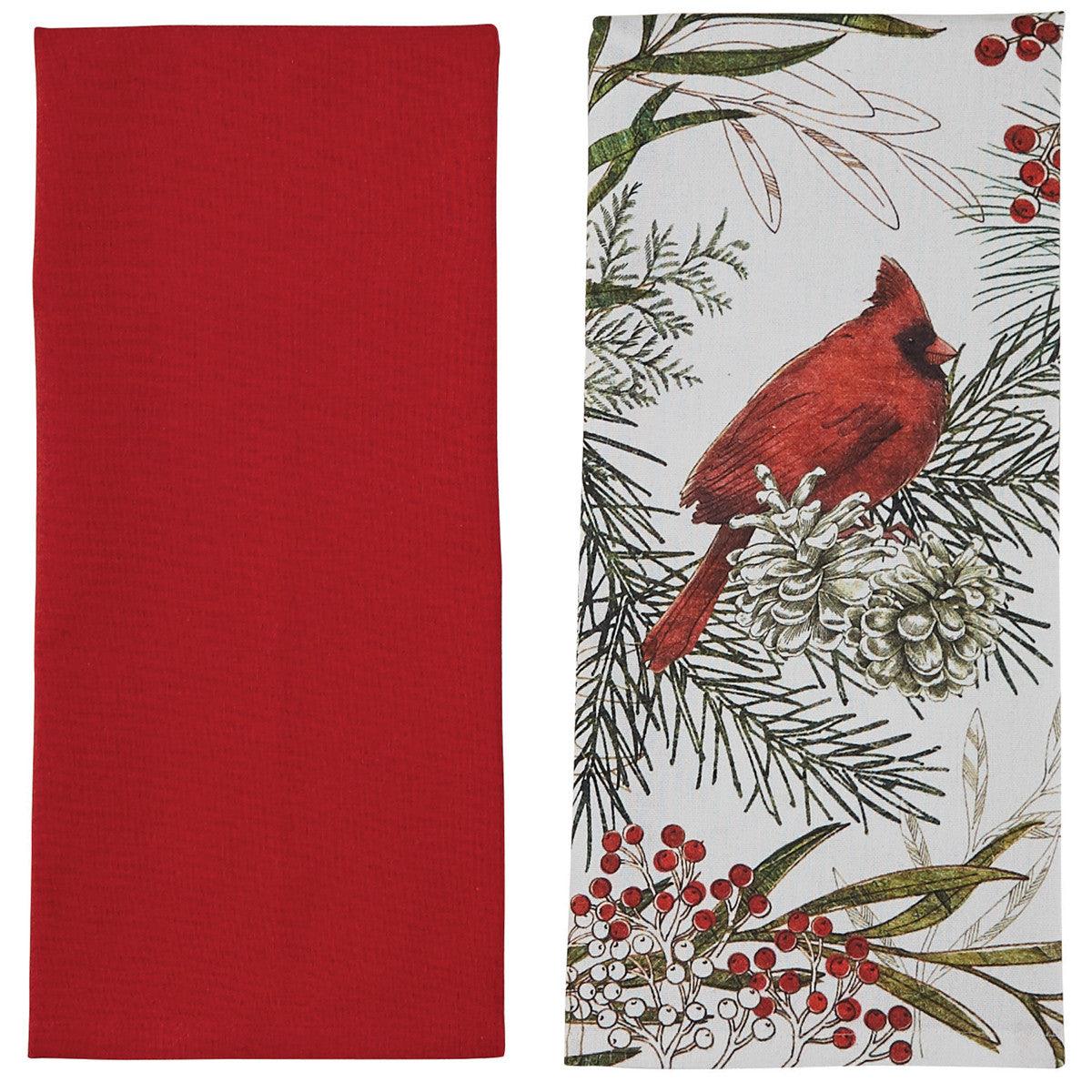 Cardinal Dishtowels Assorted - Set of 4 Park Designs - The Fox Decor