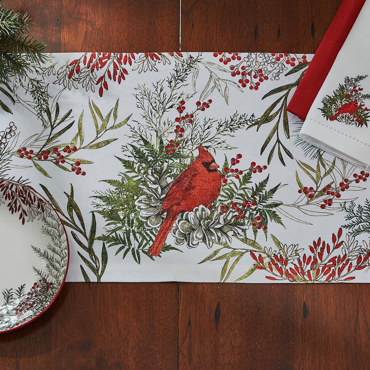 Cardinal Table Runner - 13x36 Park Designs - The Fox Decor