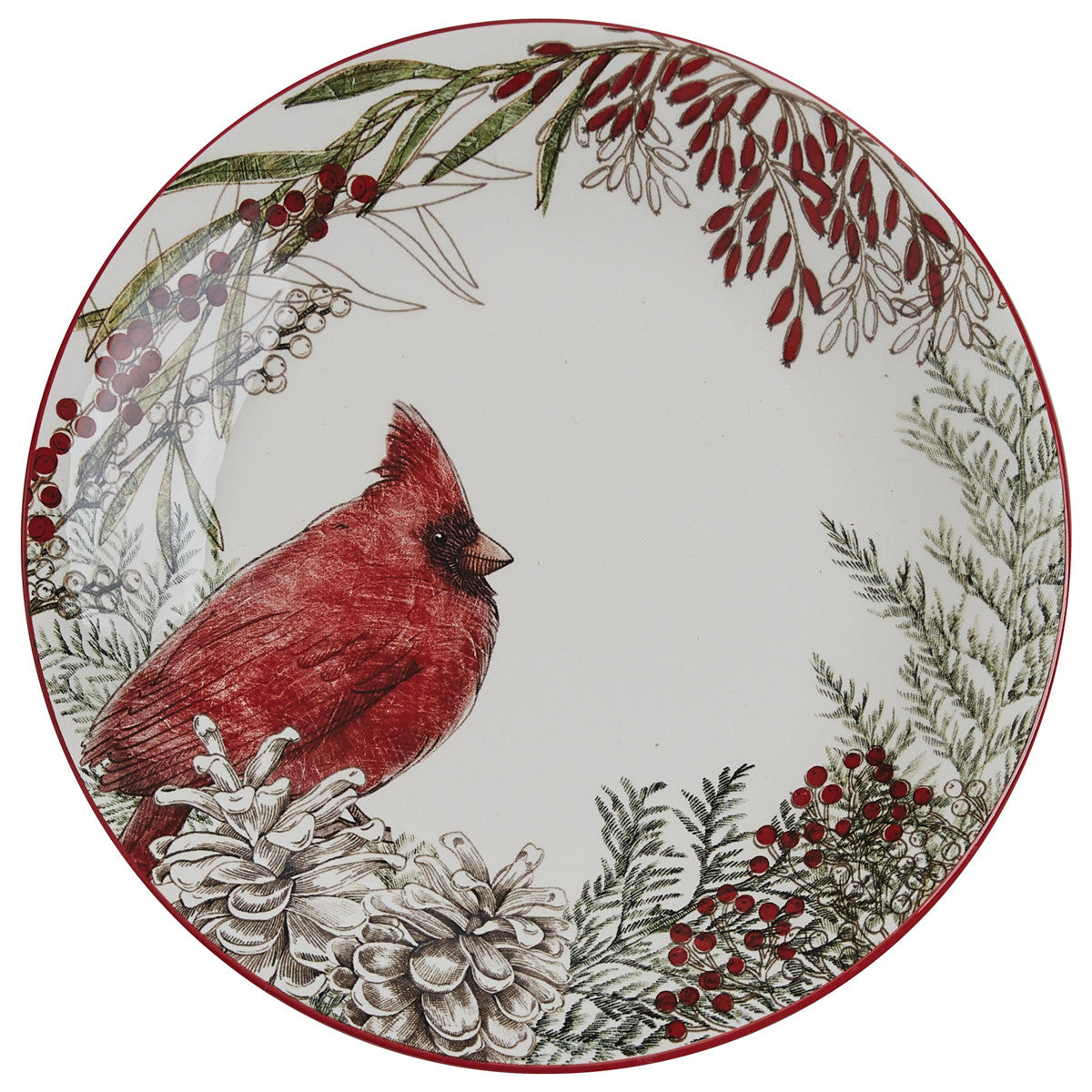 Cardinal Salad Plates - Set of 4 Park Designs