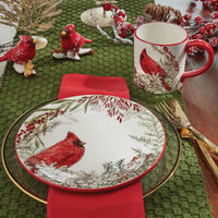 Thumbnail for Cardinal Salad Plates - Set of 4 Park Designs - The Fox Decor