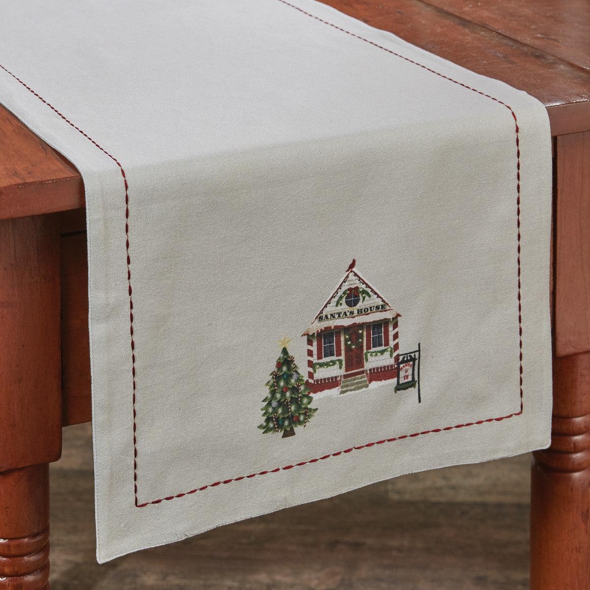 Visit To Santa Table Runner - 13x36 Park Designs - The Fox Decor
