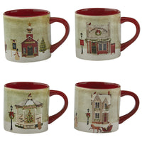 Thumbnail for Vintage Town Square Mug Assorted - Set of 4 Park Designs