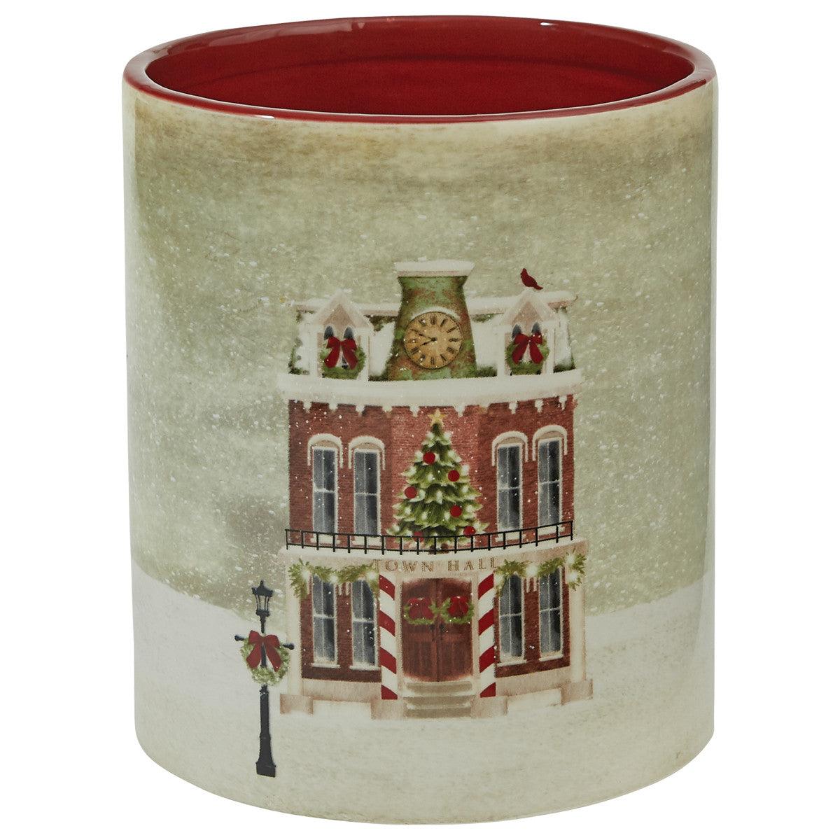 Vintage Town Square Utensil Crock - Park Designs - The Fox Decor