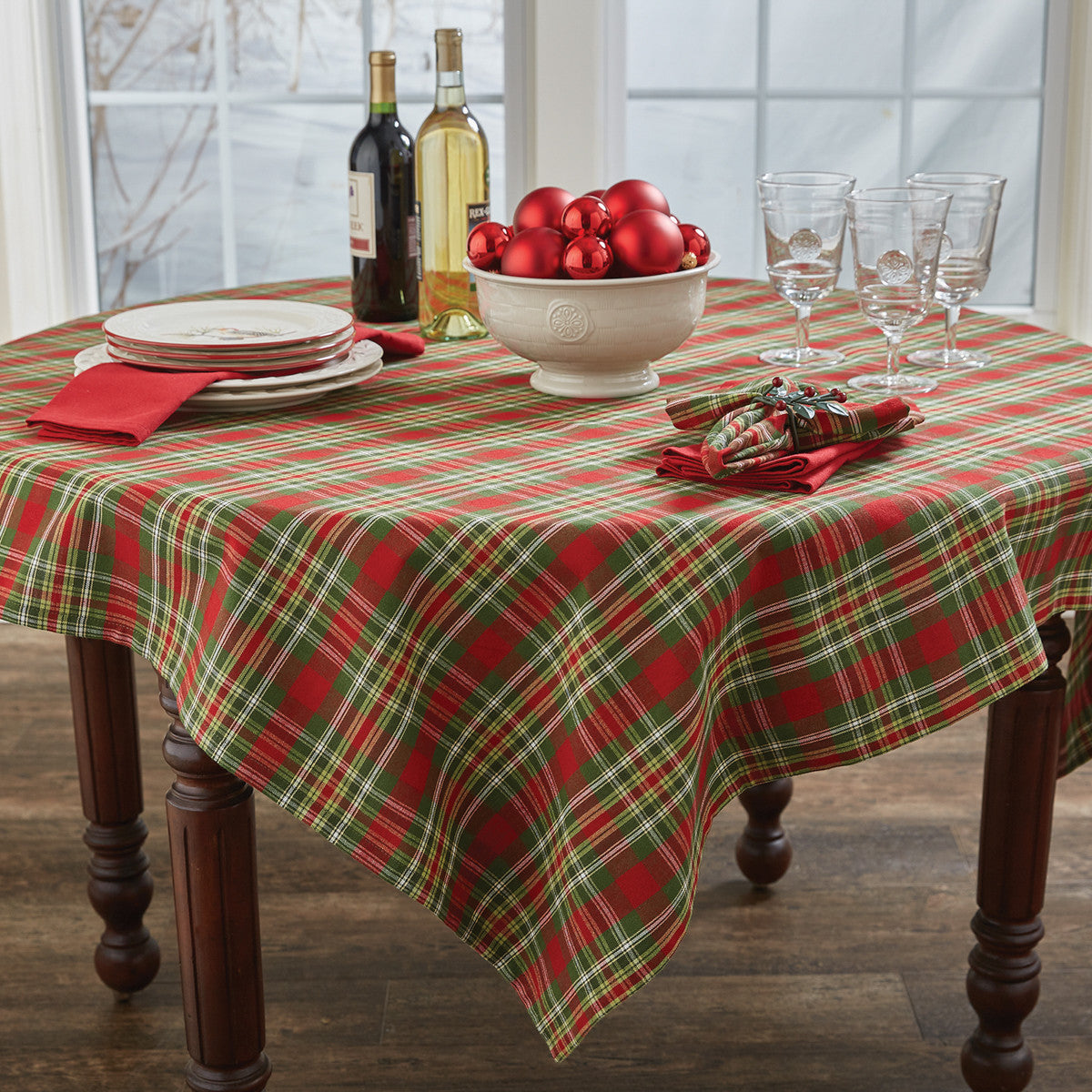 Greenhow Tartan Tablecloth - 60"x84" - Park Designs