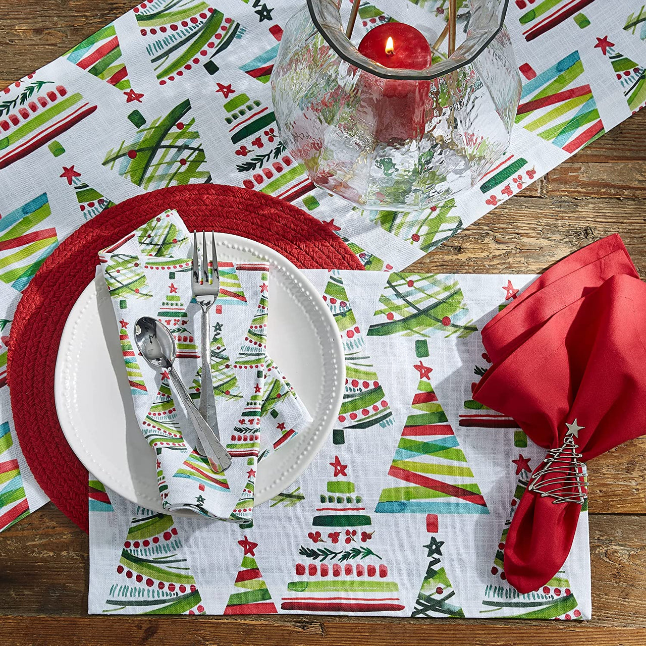 Happy Merry Table Runner - 54"L Park Designs