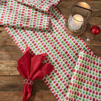 Thumbnail for Happy Merry Thumbprint Table Runner - 54