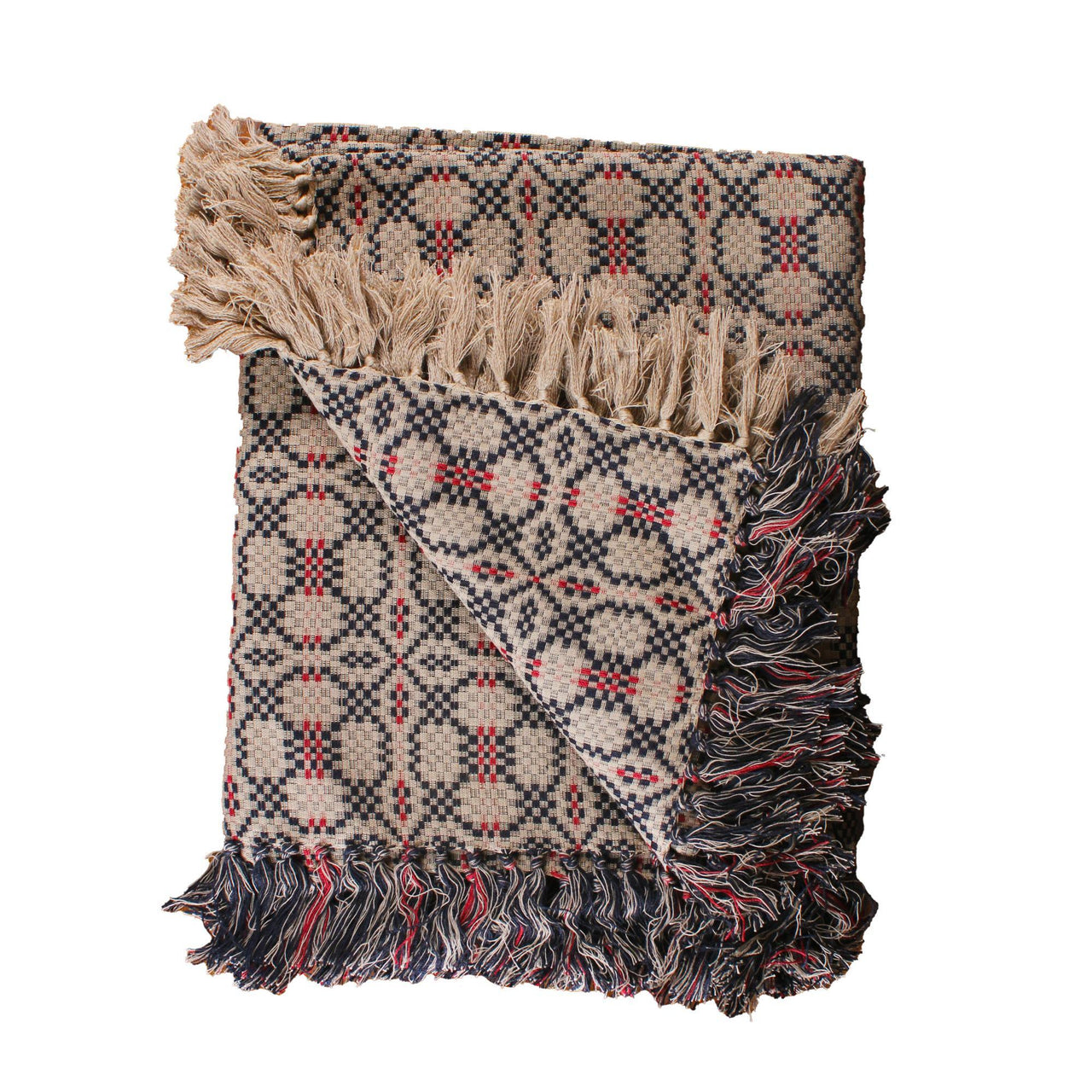 Kendall Jacquard Black Afghan AF280011 - The Fox Decor