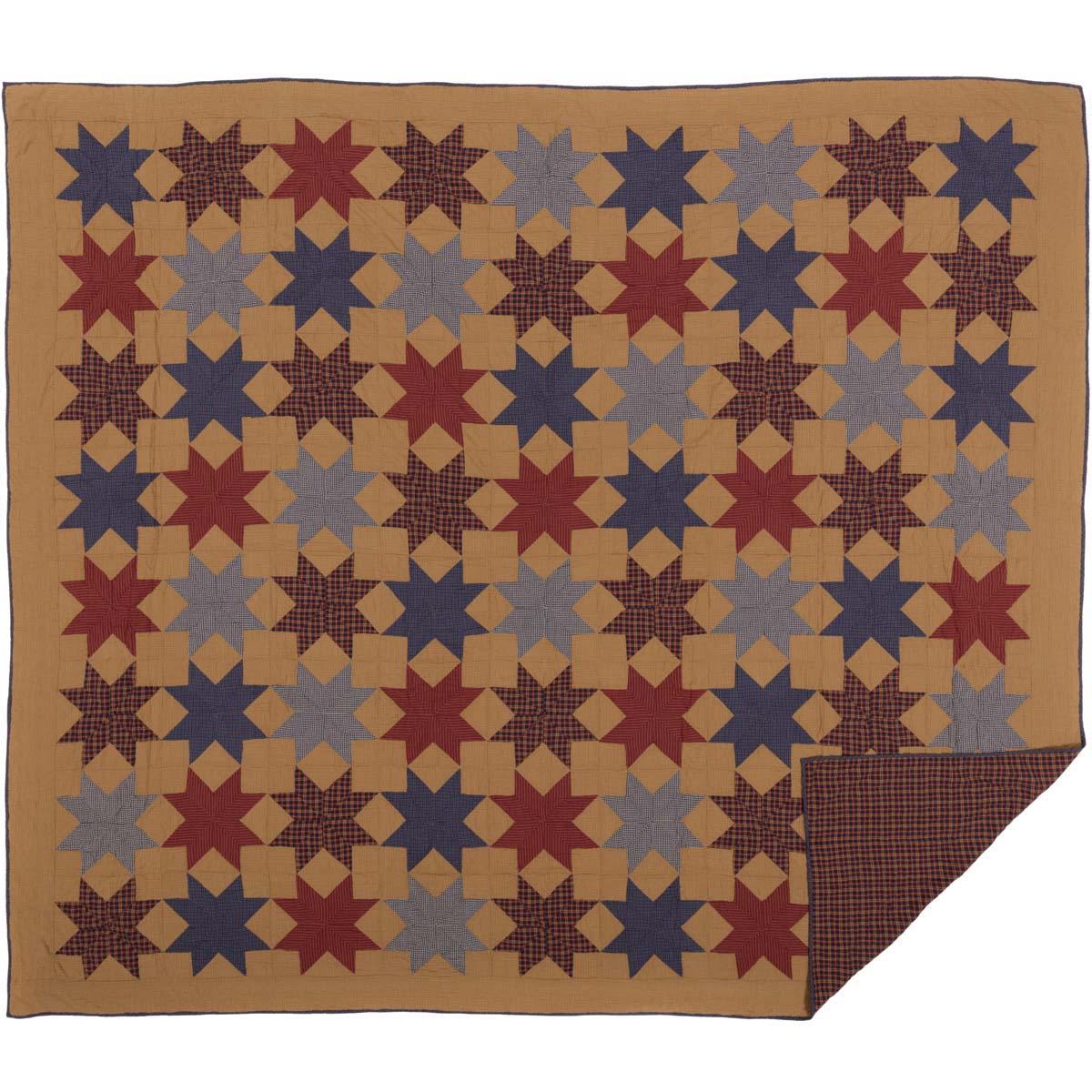 Kindred Star Luxury King Quilt 120Wx105L VHC Brands