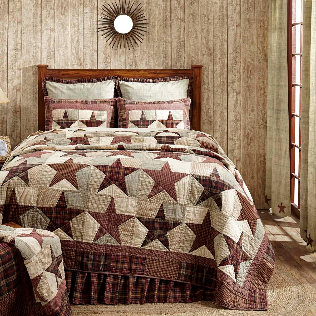 Abilene Star King Quilt 110Wx97L VHC Brands