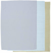 Thumbnail for Boy Baby Blanket set of 3 48x36 (Medium Blue, Dusty Blue, Sage) VHC Brands - The Fox Decor