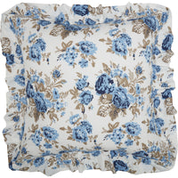 Thumbnail for Annie Blue Floral Fabric Euro Sham 26x26 VHC Brands