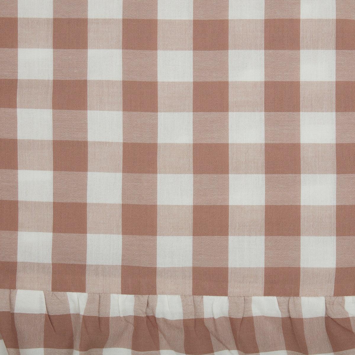 Annie Buffalo Portabella Check Fabric Euro Sham 26x26 VHC Brands - The Fox Decor