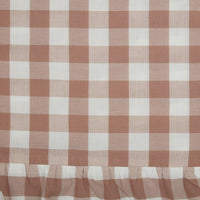 Annie Buffalo Portabella Check Fabric Euro Sham 26x26 VHC Brands - The Fox Decor