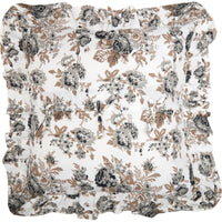 Annie Portabella Floral Fabric Euro Sham 26x26 VHC Brands - The Fox Decor
