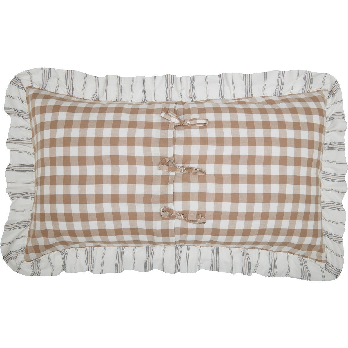 Annie Portabella Floral Ruffled King Sham 21x37 VHC Brands - The Fox Decor