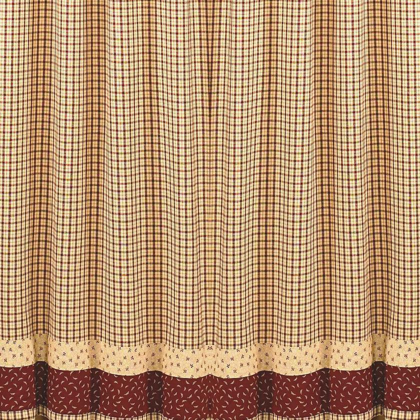 Apple Jack Farmhouse Shower Curtain - 72