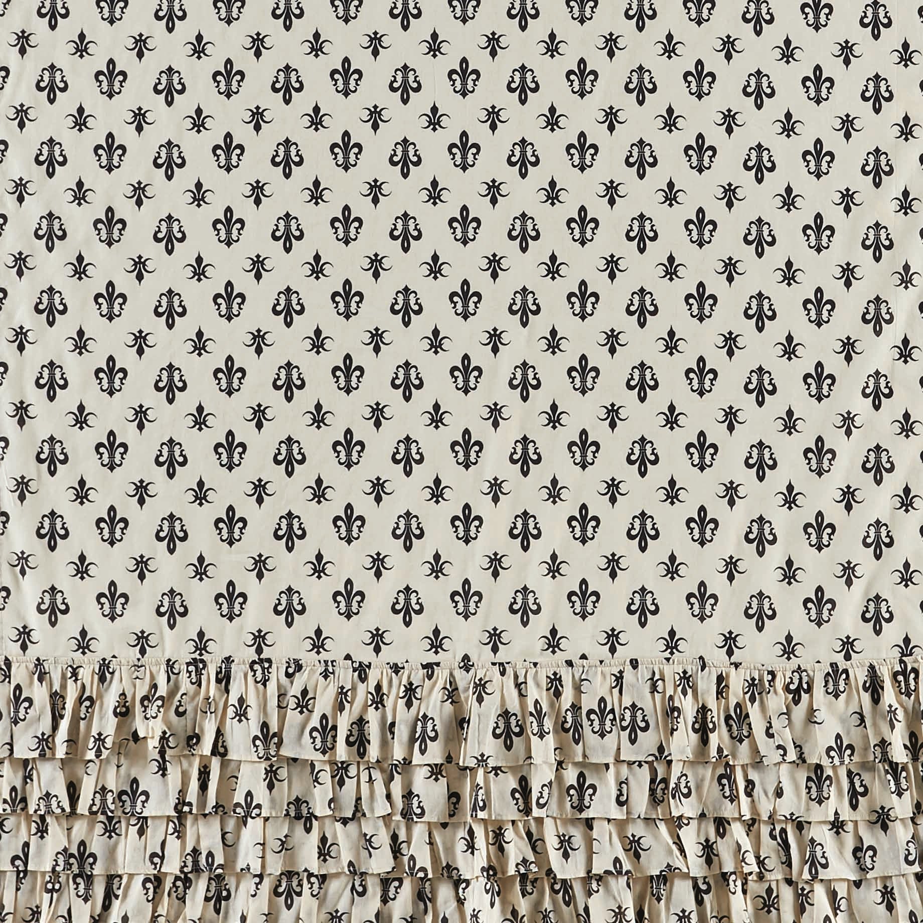 Elysee Ruffled Shower Curtain 72