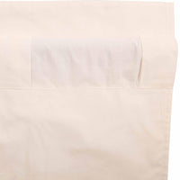 Thumbnail for Simple Life Flax Natural Prairie Short Curtain Panel Set of 2 63x36x18 VHC Brands - The Fox Decor