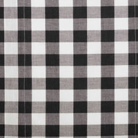 Thumbnail for Annie Buffalo Black Check Ruffled Swag Curtain Set of 2 36x36x16 VHC Brands