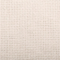 Thumbnail for Burlap Antique White Prairie Short Panel Curtain Set of 2 63x36x18 VHC Brands