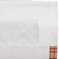 Thumbnail for Sawyer Mill Red Plaid Prairie Long Panel Curtain Set of 2 VHC Brands