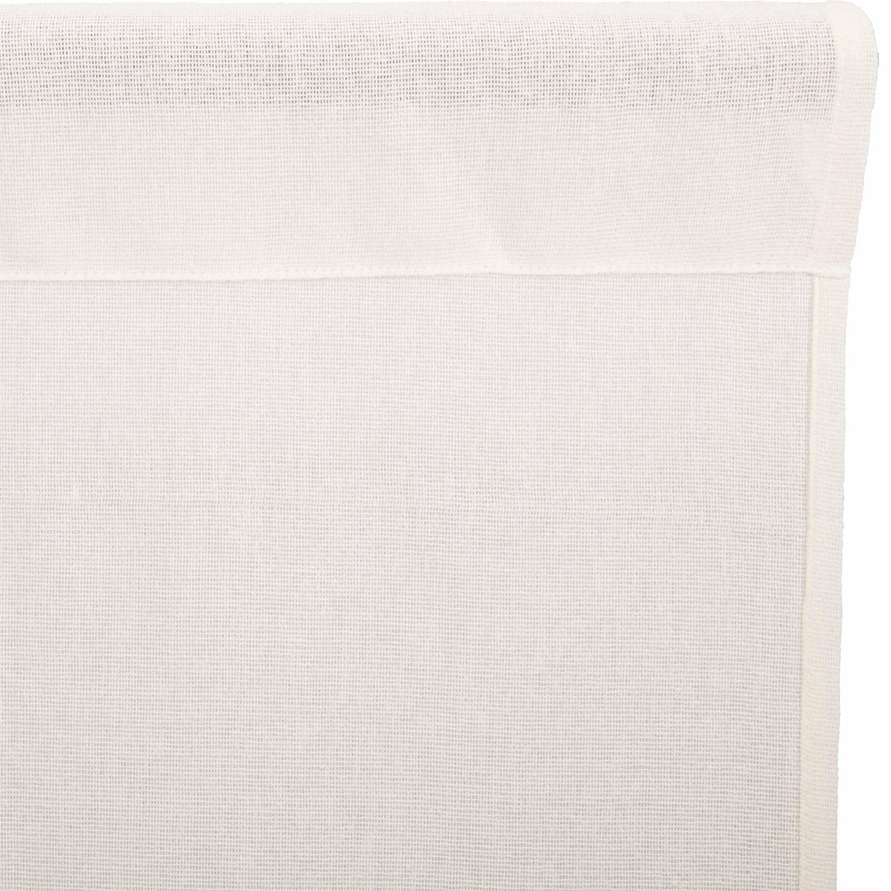 Tobacco Cloth Antique White Prairie Long Panel Curtain Fringed Set of 2 84x36x18 VHC Brands - The Fox Decor