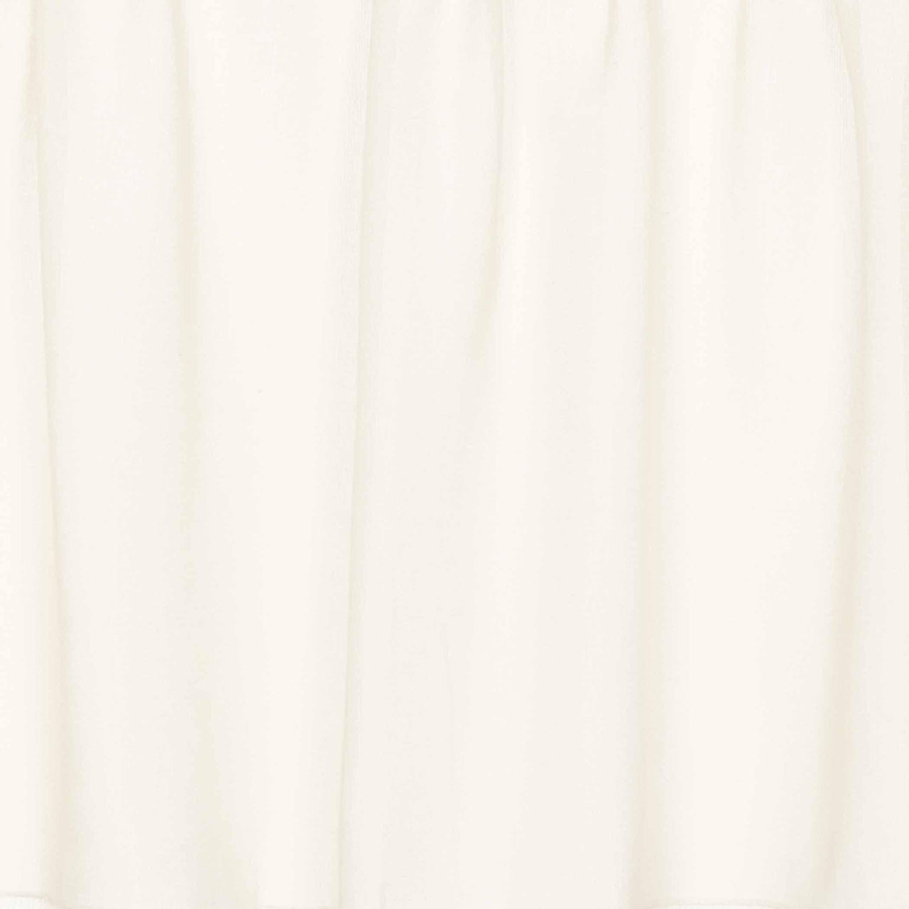 Tobacco Cloth Antique White Prairie Long Panel Curtain Fringed Set of 2 84x36x18 VHC Brands - The Fox Decor