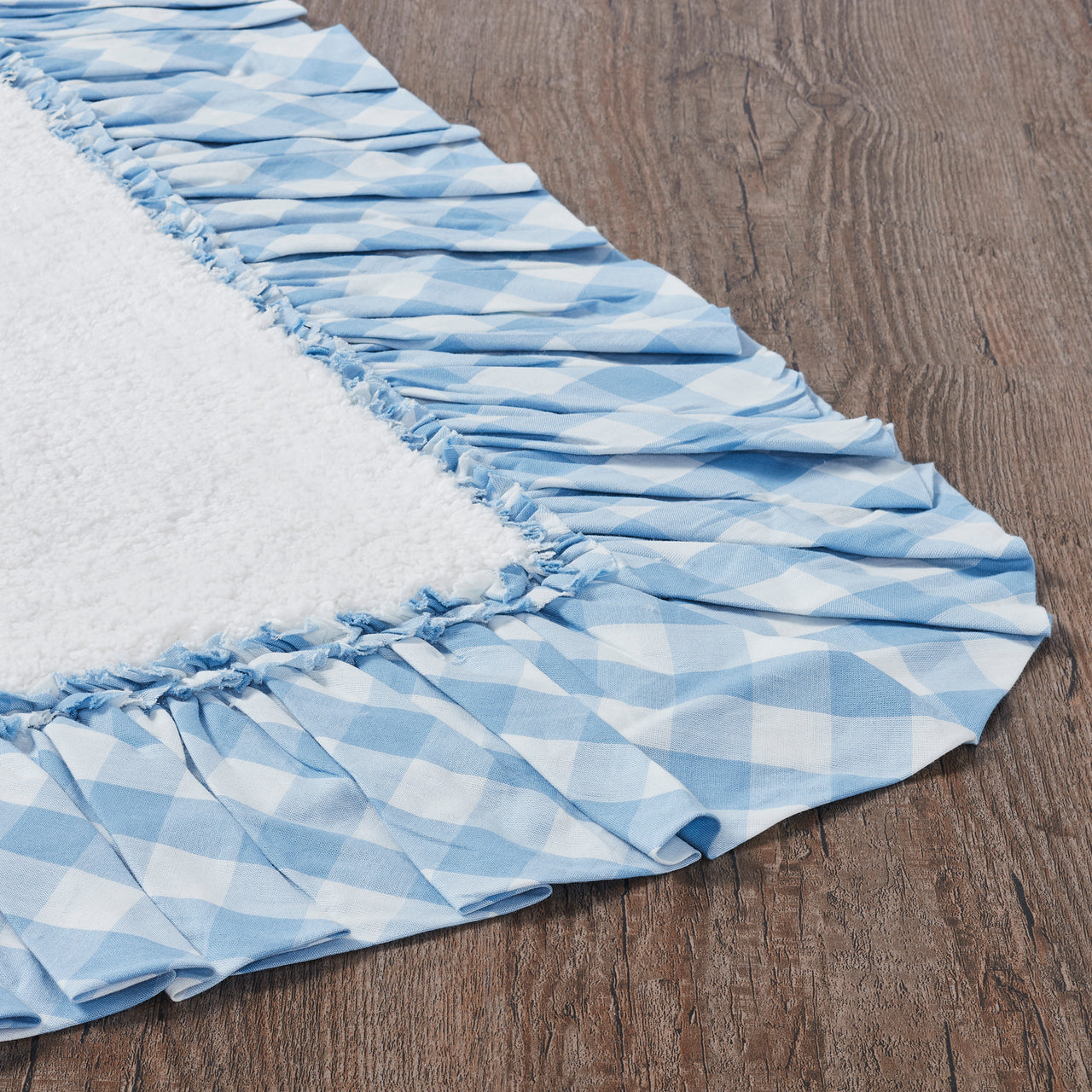 Annie Buffalo Blue Check Bathmat 20" x 30" VHC Brands - The Fox Decor