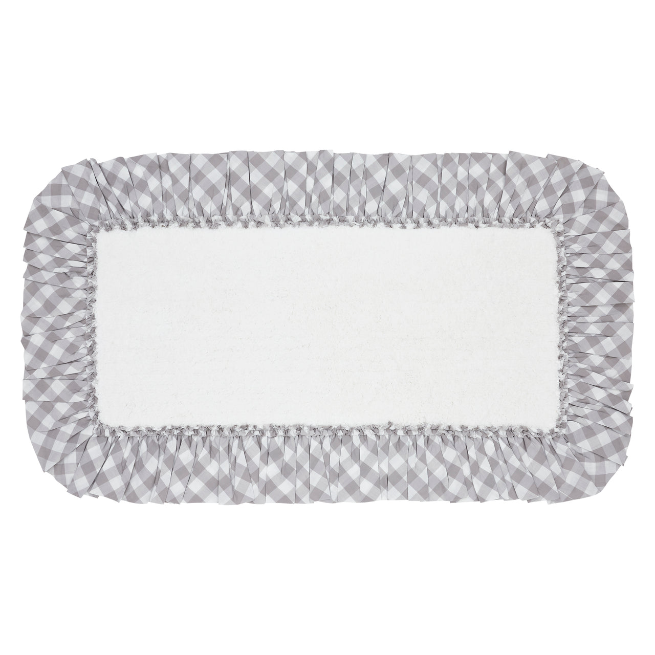 Annie Buffalo Grey Check Bathmat 27" x 48" VHC Brands - The Fox Decor